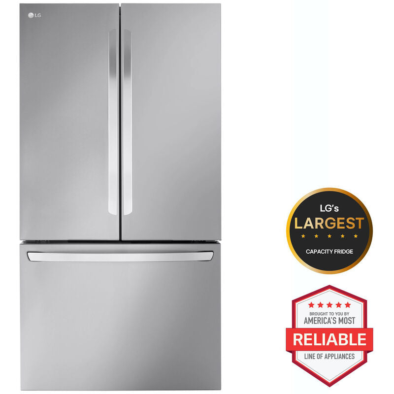 LG LRFLS3206S 36 in. 31.7 cu. ft. Smart French Door Refrigerator with Internal Water Dispenser - PrintProof Stainless Steel