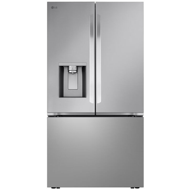 LG LRRXC2606S 36 in. 25.5 cu. ft. Smart Counter Depth French Door Refrigerator with Ice & Water Dispenser - PrintProof Stainless Steel