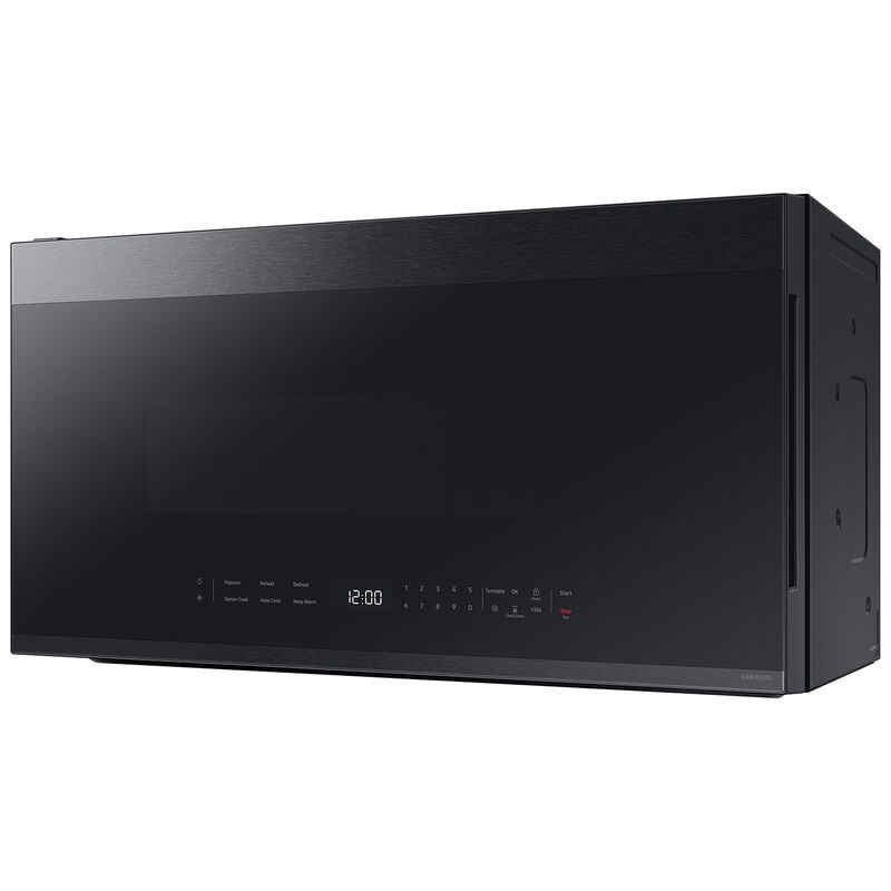 Samsung ME21DG6500MT Bespoke 30 in. 2.1 cu. ft. 1000W Smart Over-the-Range Microwave with 400 CFM & Sensor Cooking - Matte Black Steel
