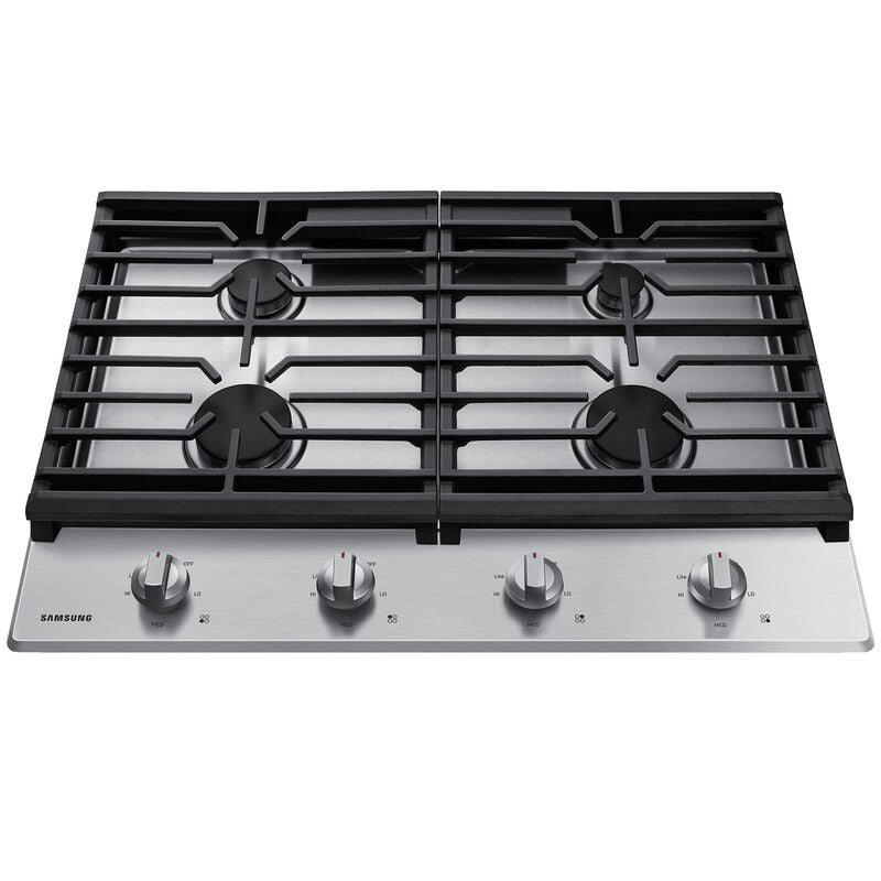 Samsung NA30R5310FS 30 in. 4-Burner Natural Gas Cooktop with Simmer Burner & Power Burner - Stainless Steel