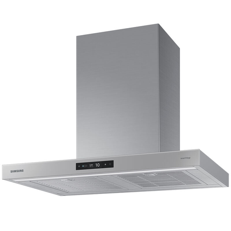 Samsung NK30CB700WCG 30 in. Smart Convertible Chimney Style Range Hood with 630 CFM, 4 Fan Speeds & 1 LED Light - Gray