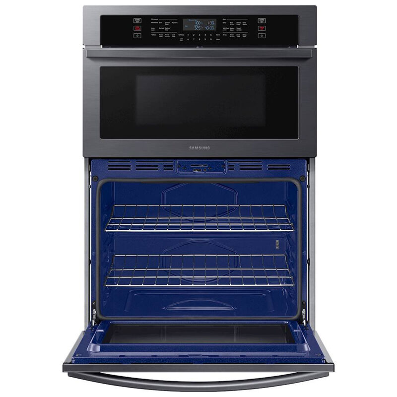 Samsung NQ70T5511DG 30 in. 7 cu. ft. Smart Electric Microwave/Wall Oven Combo with Sensor Cooking - Black Stainless