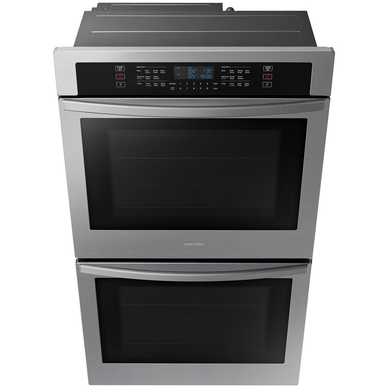 Samsung NV51T5511DS 30 in. 10.2 cu. ft. Smart Top Control Electric Double Wall Oven - Stainless Steel