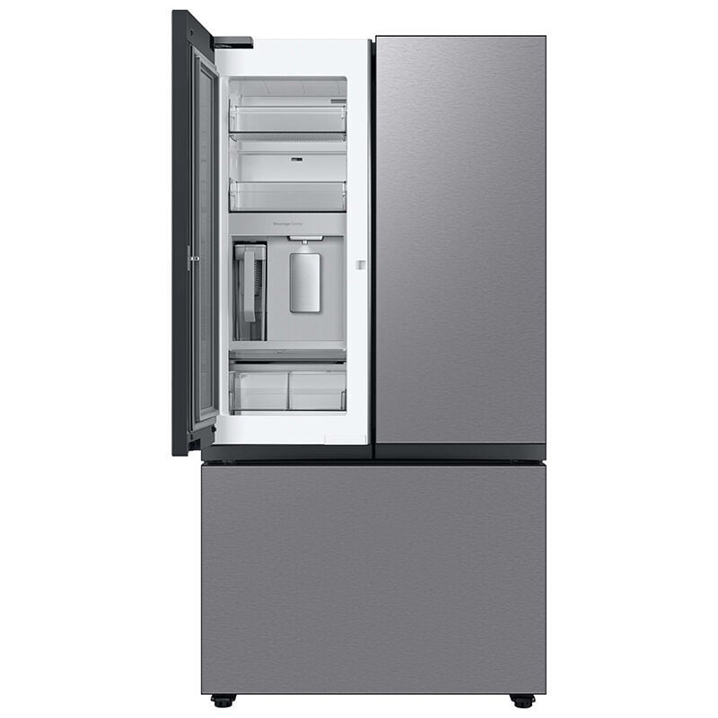 Samsung RF24BB6600QL Bespoke 36 in. 24 cu. ft. Smart Counter Depth French Door Refrigerator with Internal Water Dispenser - Stainless Steel