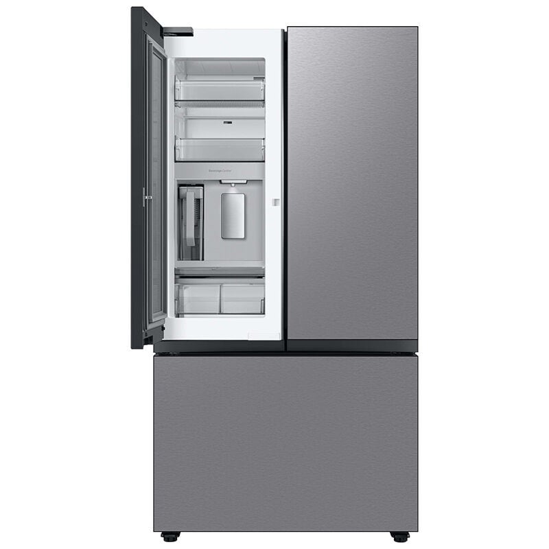 Samsung RF30BB6600QL Bespoke 36 in. 30.1 cu. ft. Smart French Door Refrigerator with Internal Water Dispenser - Stainless Steel