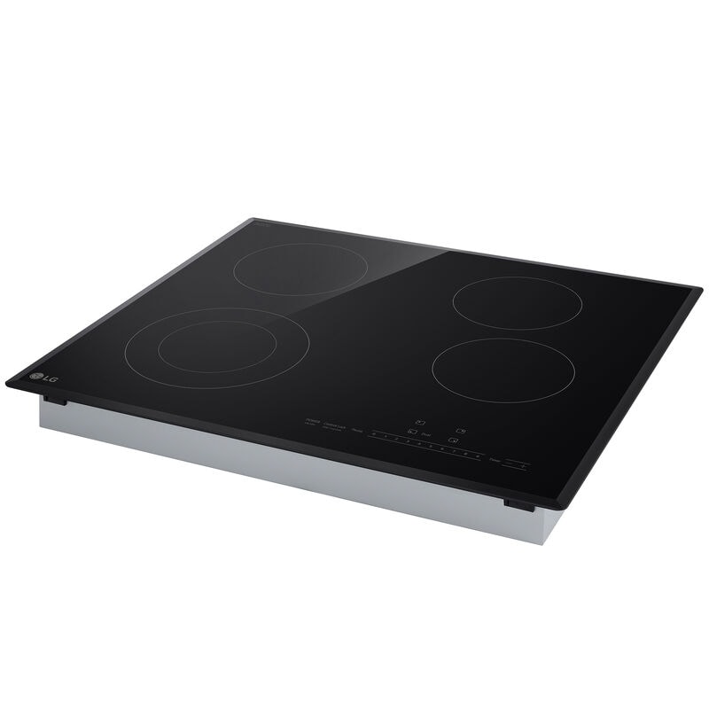 LG CBED2415B 24 in. 4-Burner Electric Cooktop - Black