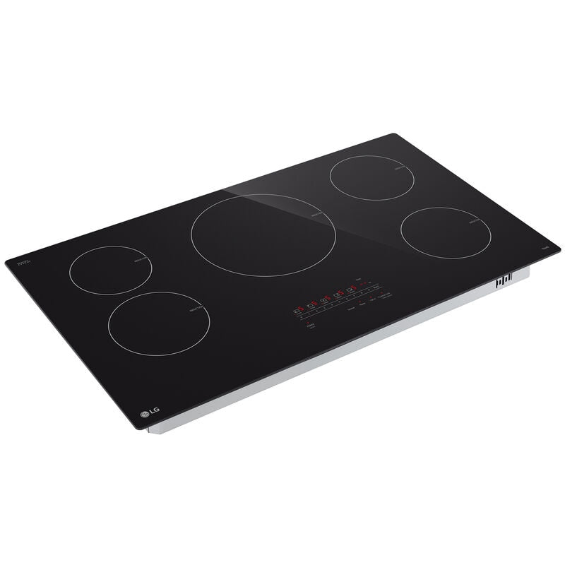 LG CBIH3613BE 36 in. 5-Burner Smart Induction Cooktop with Simmer Burner & Power Burner - Black