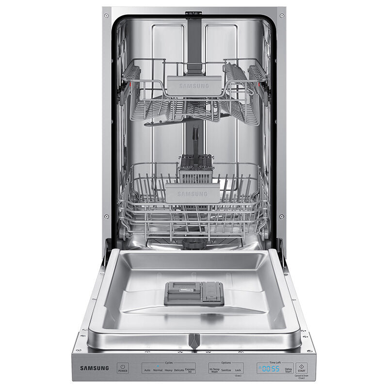 Samsung 18 in. Top Control Dishwasher with 46 dBa Sound Level, AutoRelease & Pocket - Fingerprint Resistant Stainless