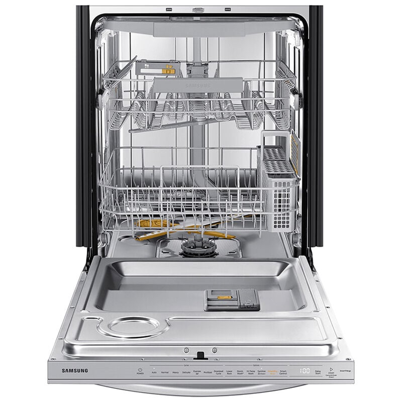 Samsung 24 in. Top Control Smart Dishwasher with 42 dBa Sound Level, 3rd-Rack & Ventilation Drying System - Fingerprint Resistant Stainless
