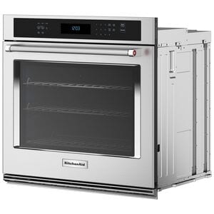 KitchenAid KOES530PSS 30 in. 5 cu. ft. Single Electric Wall Oven - alternate angle 2 | Varouj Appliances