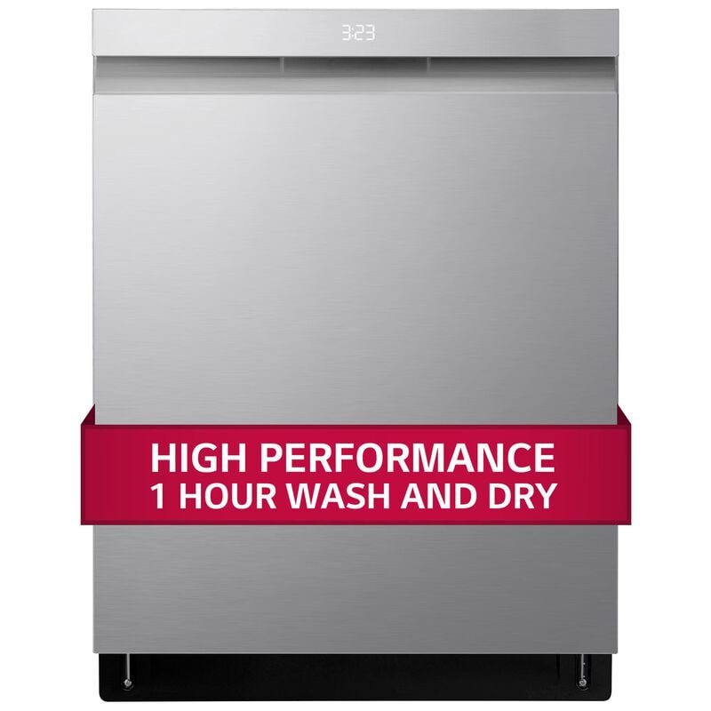 LG LDPH7972S 24 in. Top Control Smart Dishwasher with 42 dBa Sound Level, 3rd-Rack, Dynamic Heat Dry & Pocket - PrintProof Stainless Steel