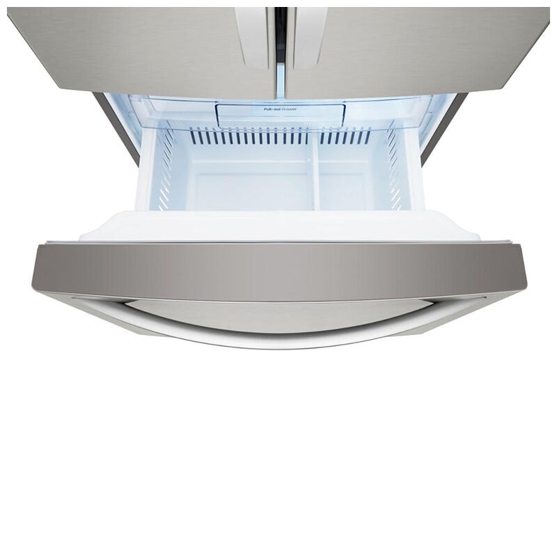 LG LFCS22520S 30 in. 21.8 cu. ft. French Door Refrigerator with Ice Maker - Stainless Steel