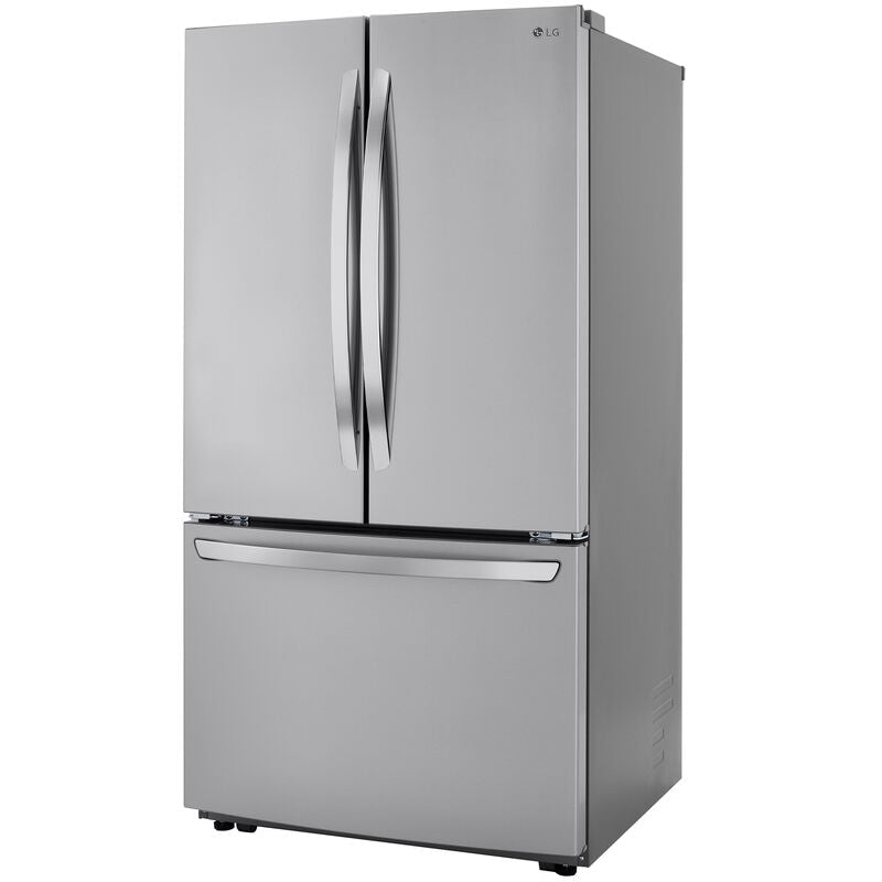LG LRFCS29D6S 36 in. 28.7 cu. ft. Smart French Door Refrigerator with Ice Maker - Stainless Steel