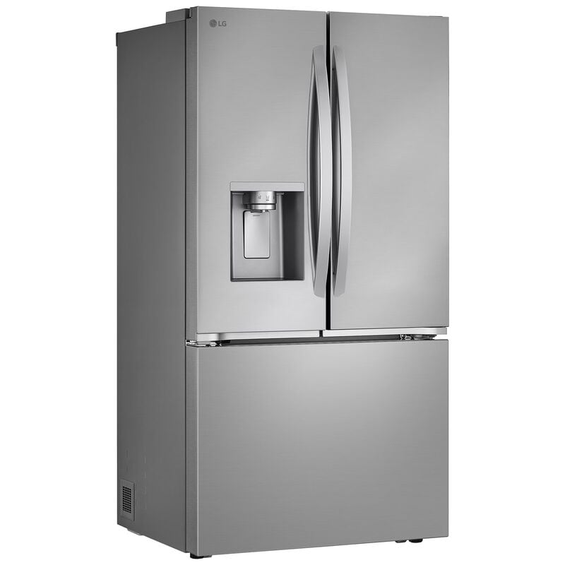 LG LRRXC2606S 36 in. 25.5 cu. ft. Smart Counter Depth French Door Refrigerator with Ice & Water Dispenser - PrintProof Stainless Steel