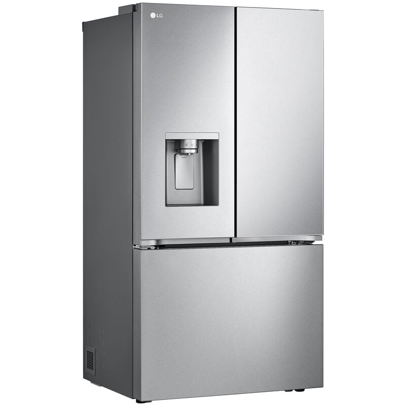 LG LRYXC2606S 36 in. 25.5 cu. ft. Smart Counter Depth French Door Refrigerator with External Ice & Water Dispenser, 4 types of Ice and Pocket Doors - PrintProof Stainless Steel