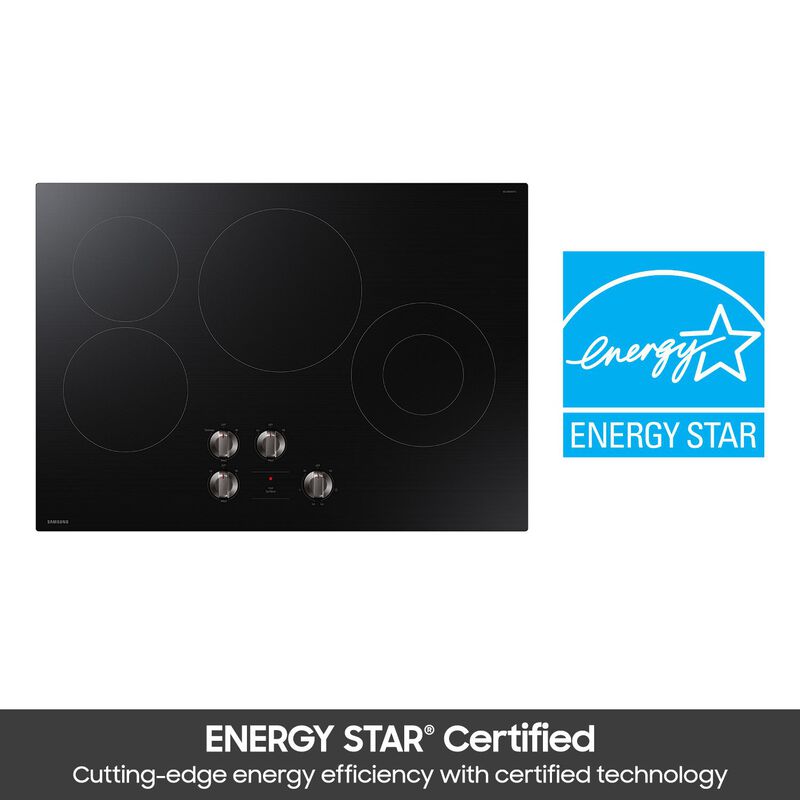 Samsung NZ30FG5332RK 30 in. 4-Burner Electric Cooktop with Simmer Burner - Black
