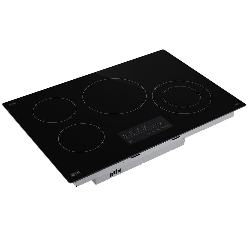 LG CBEW3013BE 30 in. 4-Burner Smart Electric Cooktop with Simmer Burner - Black