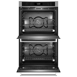KitchenAid KOED527PSS 27 in. 8.7 cu. ft. Double Electric Wall Oven - alternate angle 3 | Varouj Appliances