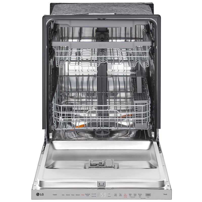 LG LDPH5554S 24 in. Top Control Smart Dishwasher with 46 dBa Sound Level, 3rd-Rack, Dynamic Heat Dry & Pocket - PrintProof Stainless Steel