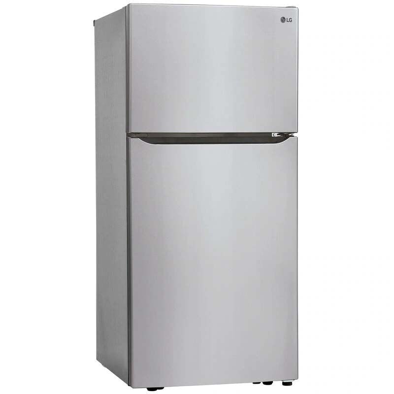 LG LTCS20030S 30 in. 20.2 cu. ft. Top Freezer Refrigerator with Factory Installed Ice Maker -Stainless Steel