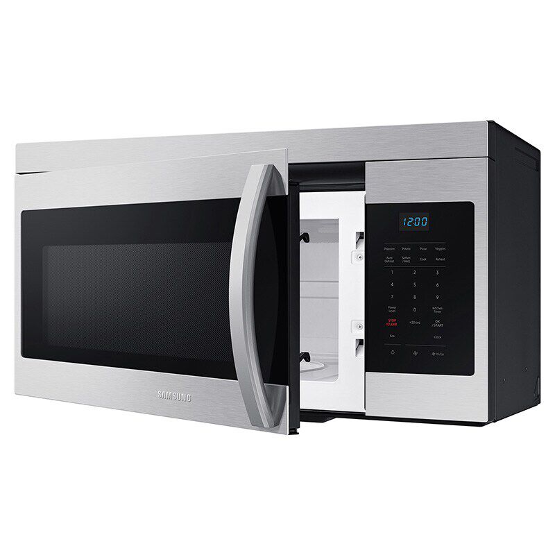 Samsung ME16A4021AS 30 in. 1.6 cu. ft. 1000W Over-the-Range Microwave with 300 CFM - Stainless Steel