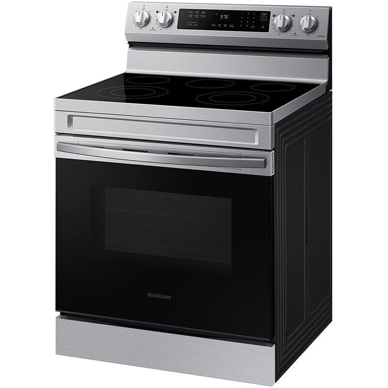 Samsung 30 in. 6.3 cu. ft. Smart Electric Range with Smoothtop Burners - Stainless Steel