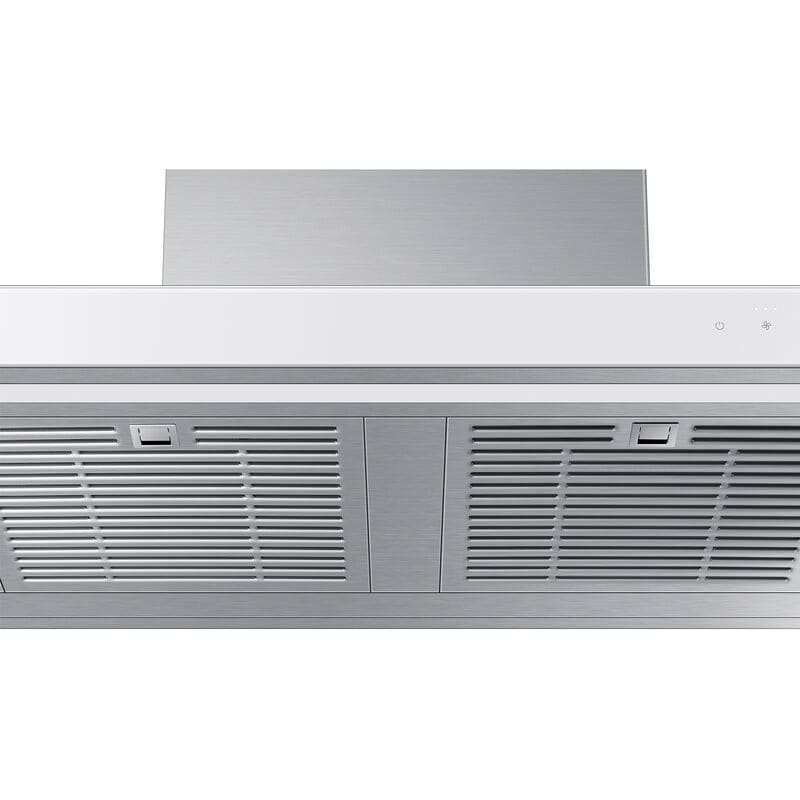Samsung NK30CB600W12 30 in. Smart Convertible Chimney Style Range Hood with 630 CFM, 4 Fan Speeds & 1 LED Light - White