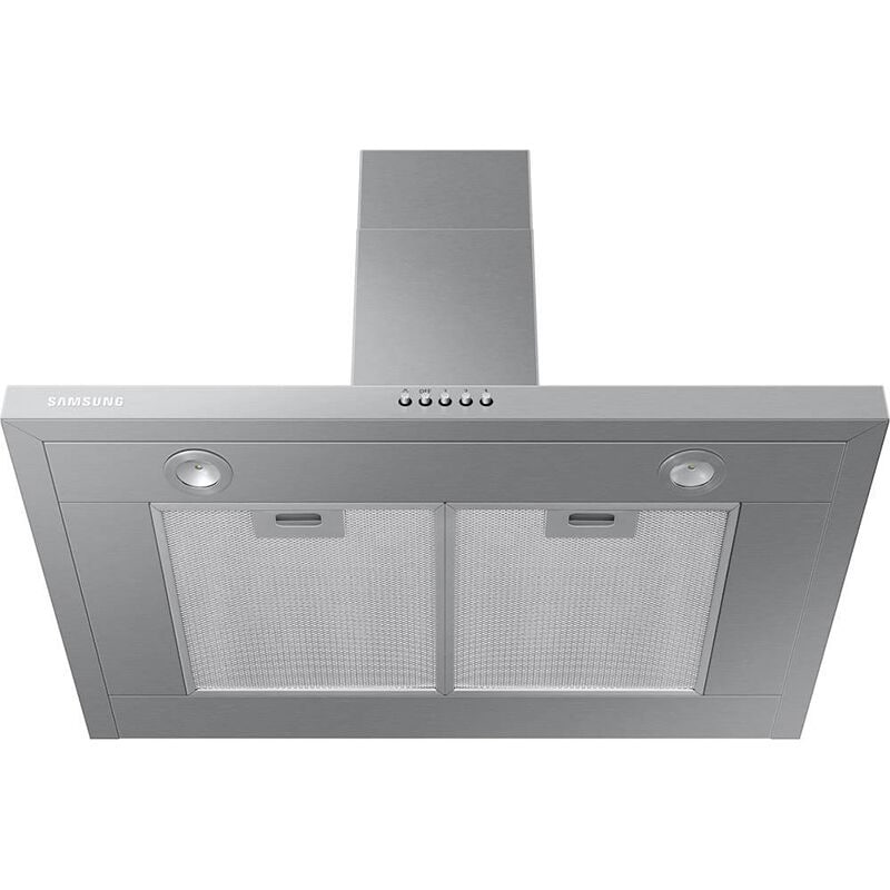 Samsung NK30R5000WS 30 in. Convertible Chimney Style Range Hood with 390 CFM, 3 Fan Speeds & 2 LED Lights - Stainless Steel