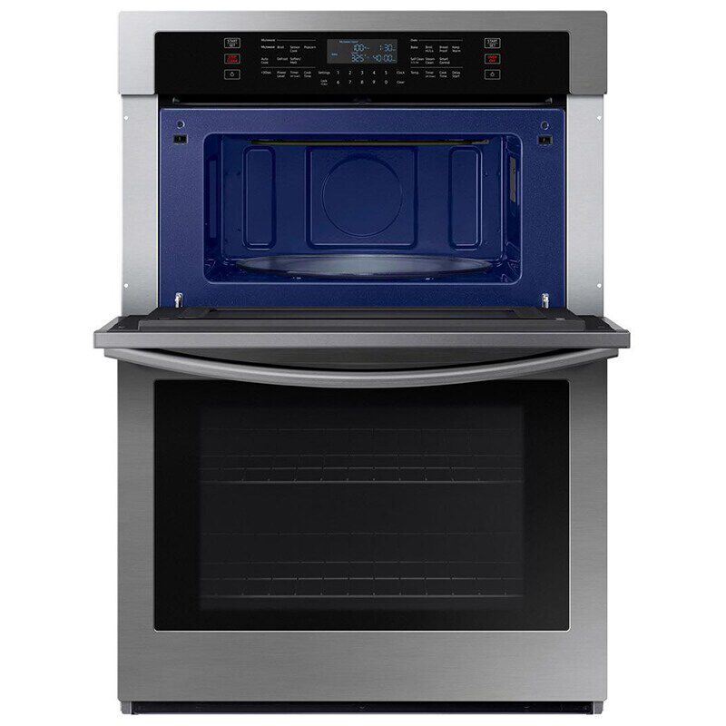 Samsung NQ70T5511DS 30 in. 7 cu. ft. Smart Electric Microwave/Wall Oven Combo with Sensor Cooking - Stainless Steel