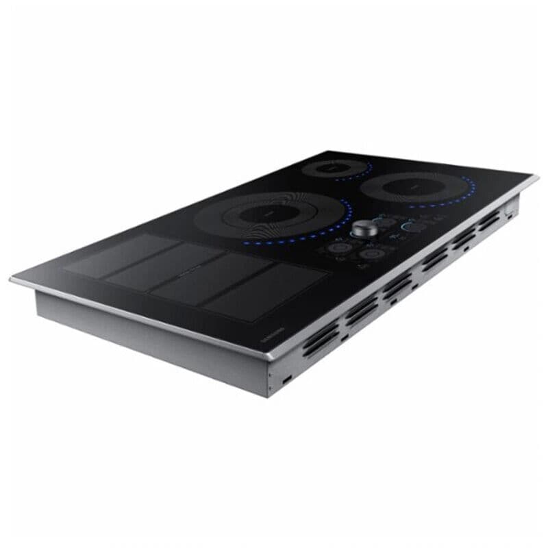 Samsung NZ36K7880US 36 in. 5-Burner Smart Induction Cooktop with Simmer Burner & Power Burner - Stainless Steel