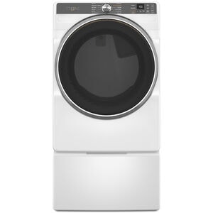 Whirlpool 27 in. 7.4 cu. ft. Smart Stackable Gas Dryer with Sensor Dry, Sanitize & Steam Cycle - White