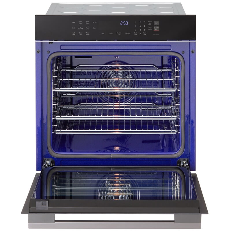 LG WSED3023B 24 in. 3 cu. ft. Smart Electric Single Wall Oven with True European Convection - Black