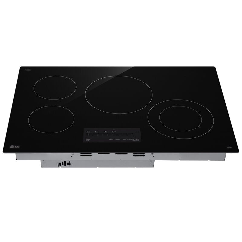 LG CBEW3013BE 30 in. 4-Burner Smart Electric Cooktop with Simmer Burner - Black