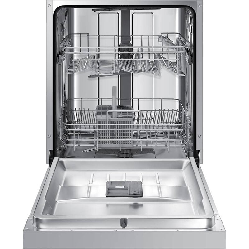 Samsung 24 in. Front Control Dishwasher with 52 dBa Sound Level & Pocket - Stainless Steel