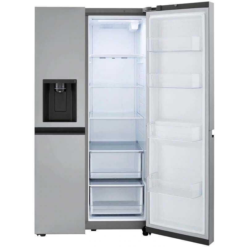 LG LRSXC2306S 36 in. 23.0 cu. ft. Counter Depth Side by Side Refrigerator with Ice & Water Dispenser - PrintProof Stainless Steel