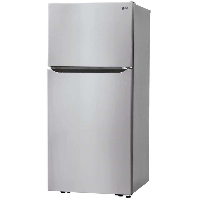 LG LTCS20030S 30 in. 20.2 cu. ft. Top Freezer Refrigerator with Factory Installed Ice Maker -Stainless Steel