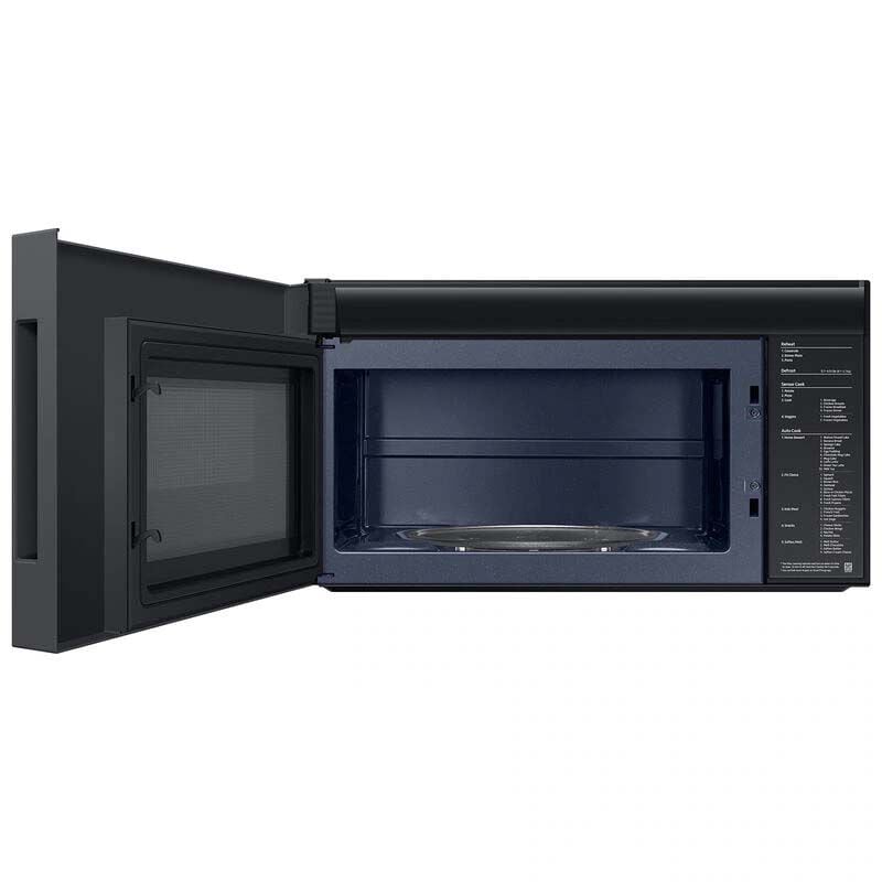 Samsung ME21DG6500SR Bespoke 30 in. 2.1 cu. ft. 1000W Smart Over-the-Range Microwave with 400 CFM & Sensor Cooking - Stainless Steel