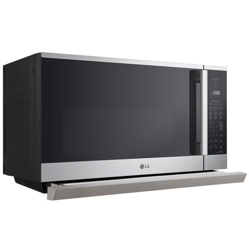 LG MVEL2125X 30 in. 2.1 cu. ft. 1050W Smart Over-the-Range Microwave with 400 CFM & Sensor Cooking - PrintProof Stainless Steel
