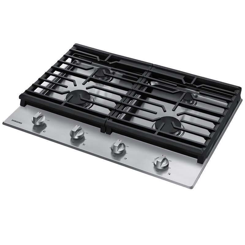 Samsung NA30R5310FS 30 in. 4-Burner Natural Gas Cooktop with Simmer Burner & Power Burner - Stainless Steel