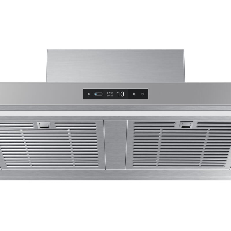 Samsung NK30CB700WCG 30 in. Smart Convertible Chimney Style Range Hood with 630 CFM, 4 Fan Speeds & 1 LED Light - Gray