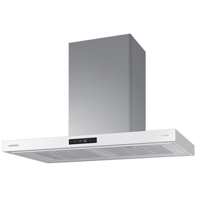 Samsung NK36CB700W1236 in. Smart Convertible Chimney Style Range Hood with 630 CFM, 4 Fan Speeds & 1 LED Light - White