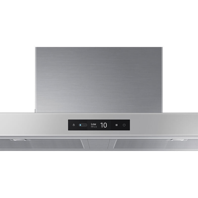 Samsung NK36CB700WCG 36 in. Smart Convertible Chimney Style Range Hood with 630 CFM, 4 Fan Speeds & 1 LED Light - Gray