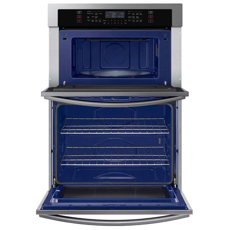 Samsung NQ70T5511DS 30 in. 7 cu. ft. Smart Electric Microwave/Wall Oven Combo with Sensor Cooking - Stainless Steel