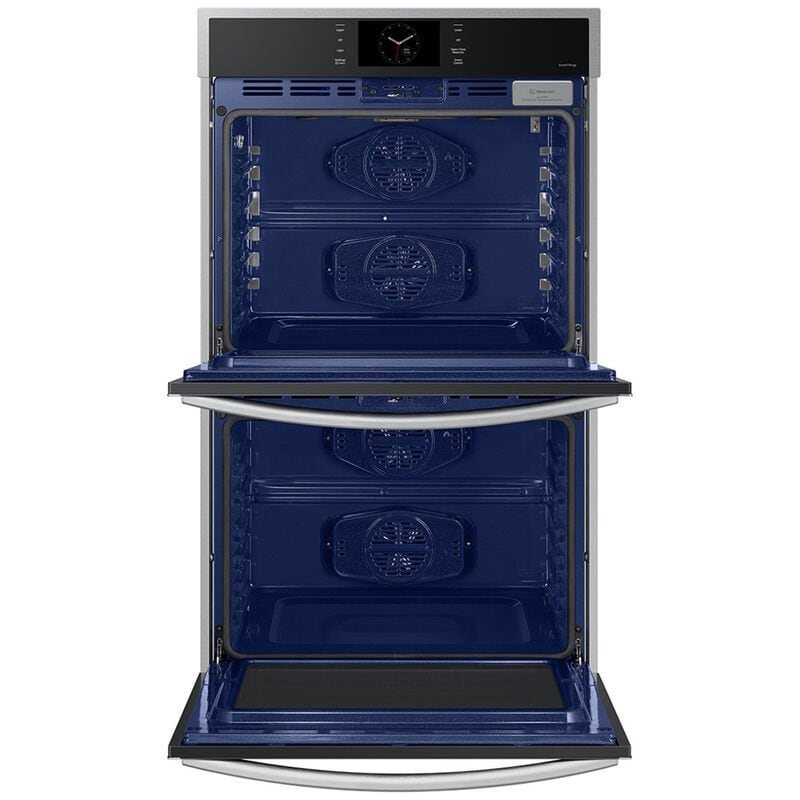 Samsung NV51CG600DSR 30 in. 10.2 cu. ft. Smart Top Control SteamElectric Double Wall Oven with Dual Convection - Stainless Steel