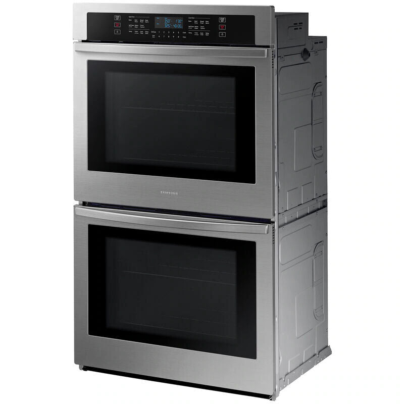 Samsung NV51T5511DS 30 in. 10.2 cu. ft. Smart Top Control Electric Double Wall Oven - Stainless Steel