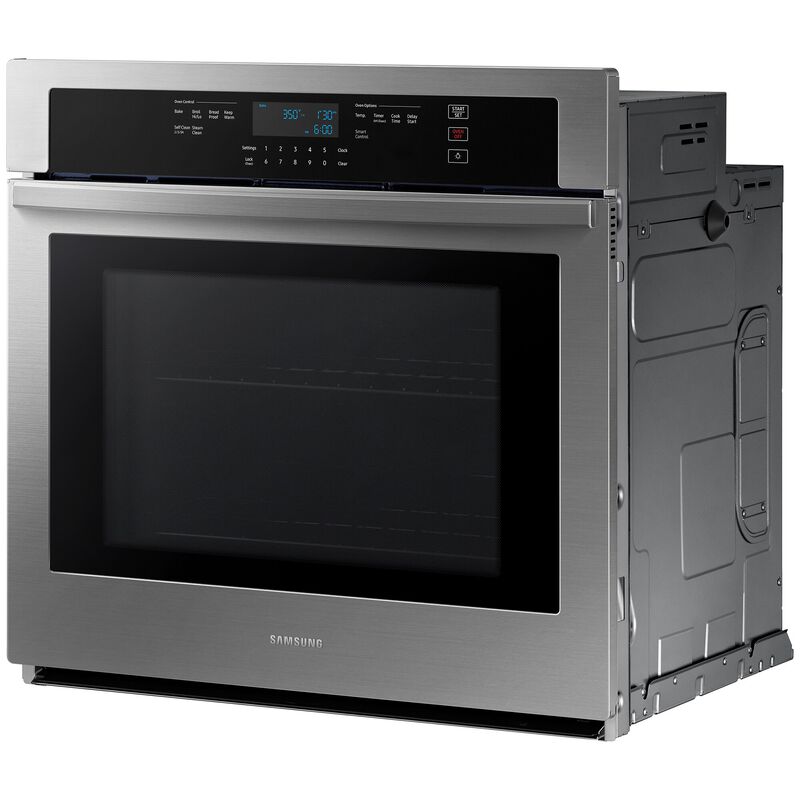 Samsung NV51T5511SS 30 in. 5.1 cu. ft. Smart Electric Single Wall Oven - Stainless Steel