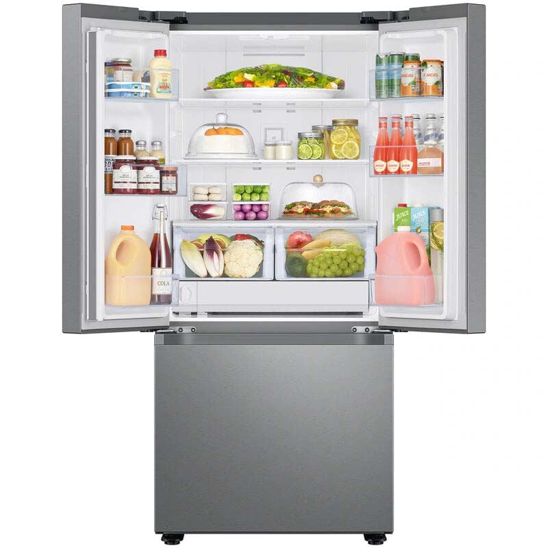 Samsung 30 in. 22 cu. ft. Smart French Door Refrigerator with Water Dispenser - Fingerprint Resistant Stainless Steel