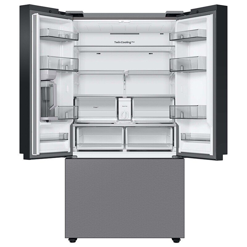 Samsung RF30BB6200QL Bespoke 36 in. 30.1 cu. ft. Smart French Door Refrigerator with Internal Water AutoFill Pitcher - Stainless Steel