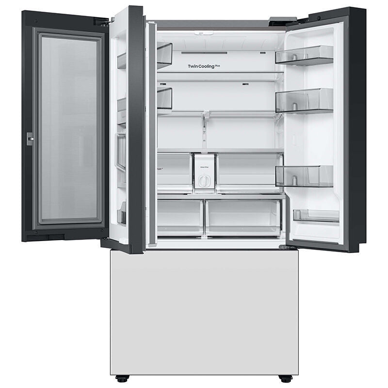 Samsung RF30BB6600AP Bespoke 36 in. 30.1 cu. ft. Smart French Door Refrigerator with Internal Water Dispenser - Samsung Bespoke Panel Ready