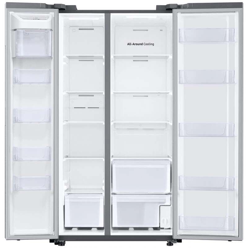 Samsung 36 in. 28 cu. ft. Smart Side by Side Refrigerator with Ice Maker - Stainless Steel